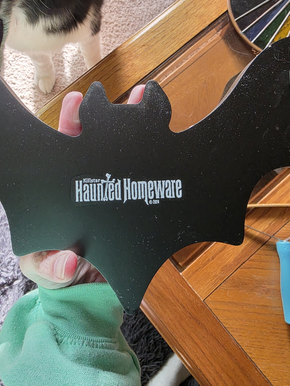 Killstar Haunted Homeware Web & Bat Shelf- 2 Items - Picture 4 of 5